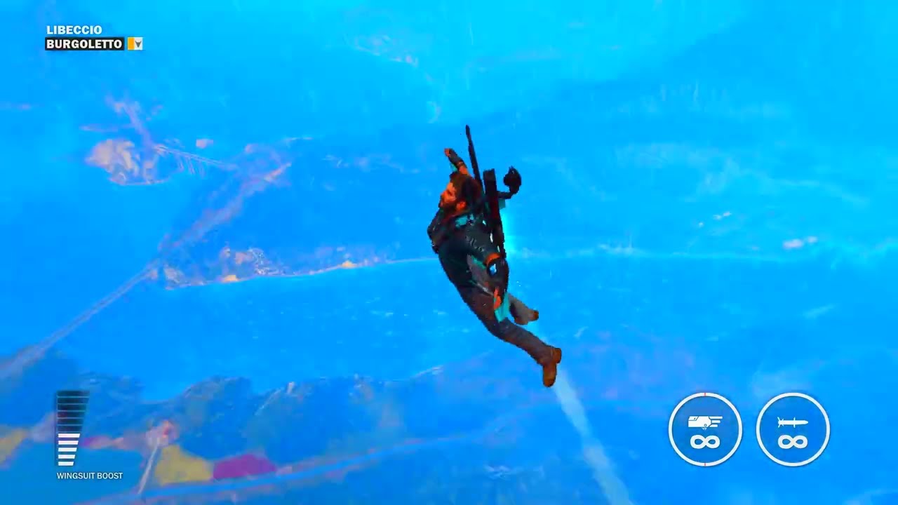 #JustCause3 | Reaching Maximum height with the Bavarium Wingsuit