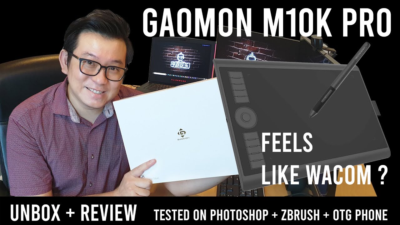 GAOMON M10k Pro: Unbox + Review + Draw + Sculpt