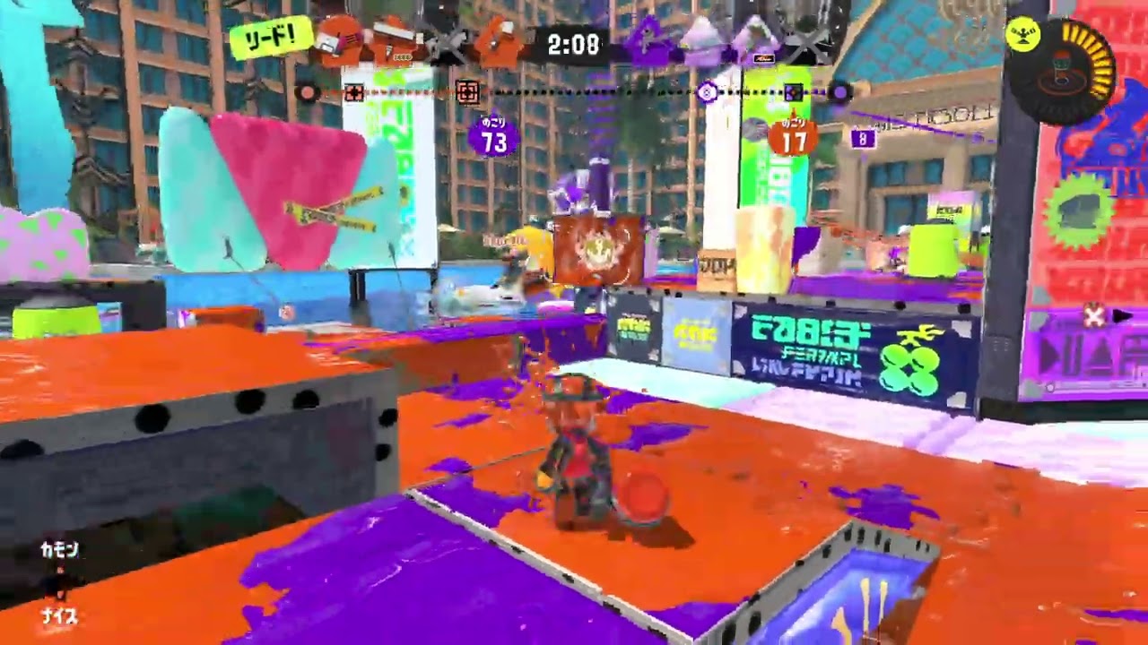 【スプラトゥーン３】プレイ記録289_ガチヤグラ_バレルスピナー