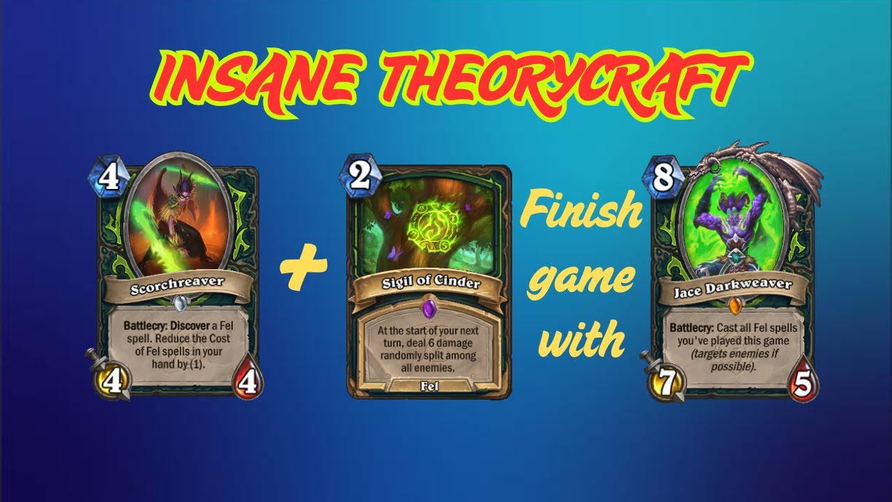INSANE DEMON HUNTER THEORYCRAFT | Embers of the World Tree ( Wild Hearthstone )