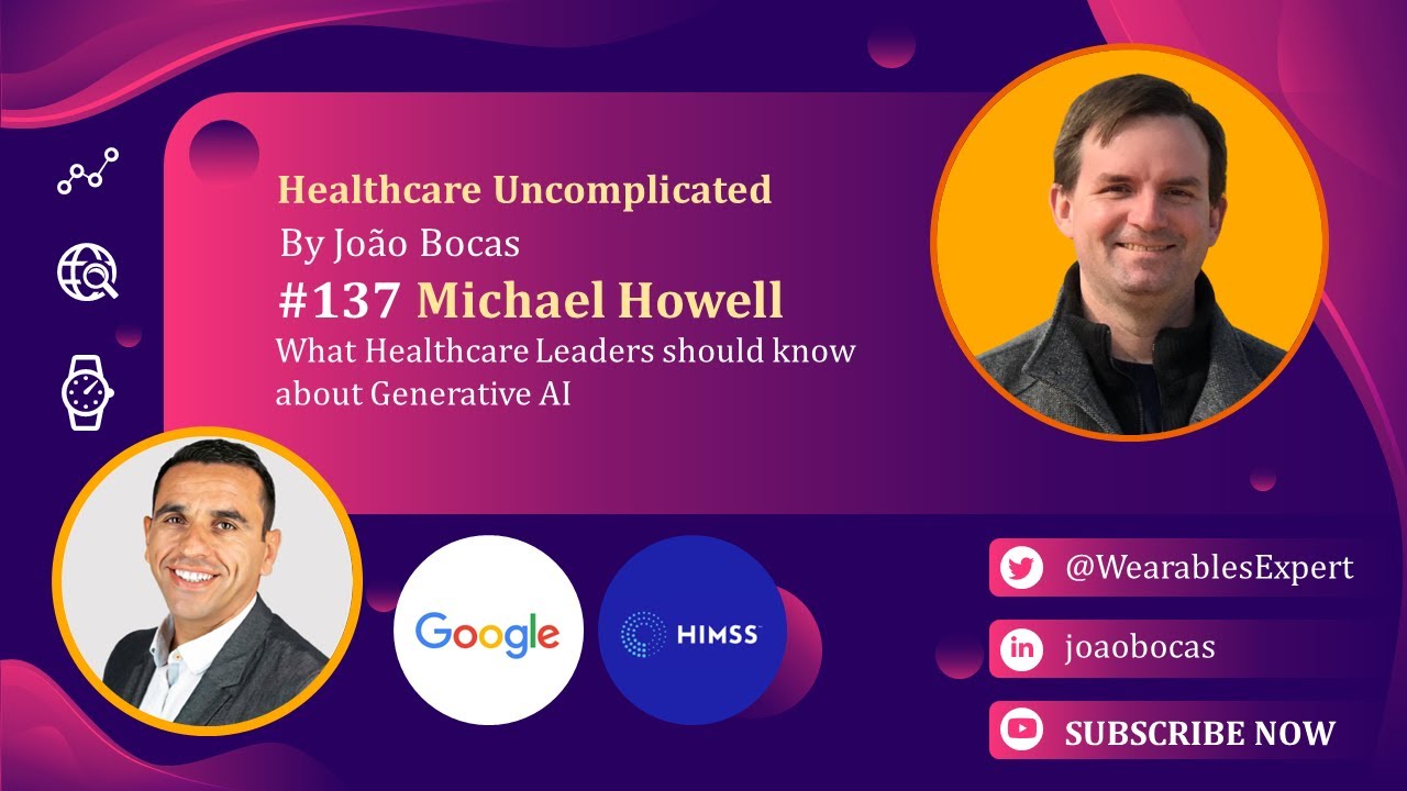 137 What Healthcare Leaders should know about Generative AI by Michael Howell