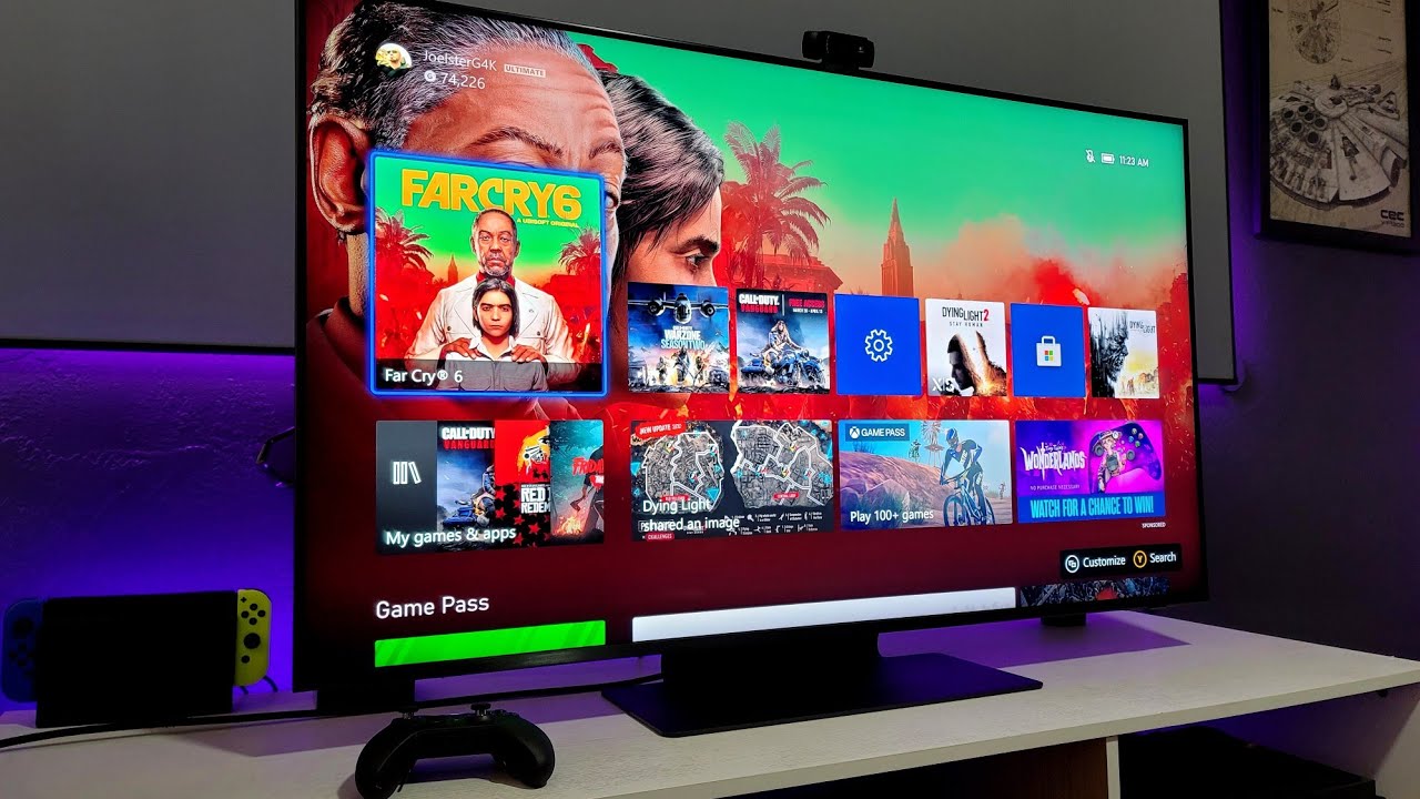 Samsung QN90B Gaming settings and Game Motion Plus
