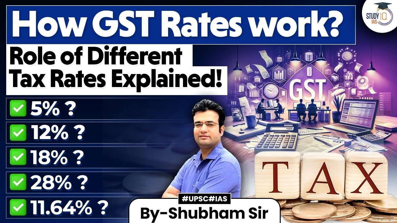 How GST & Its Tax Slabs Works In India | Shape the Indian Economy Complete Details