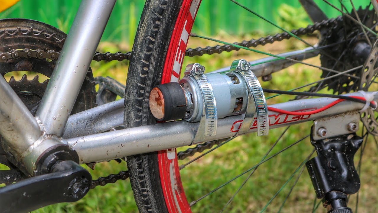 DIY Electric Bicycle 25km/Using 775 DC Motor
