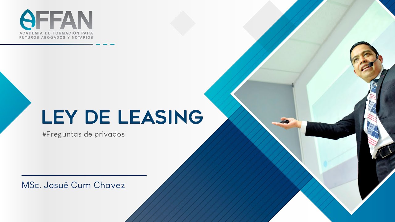 LEY DE LEASING
