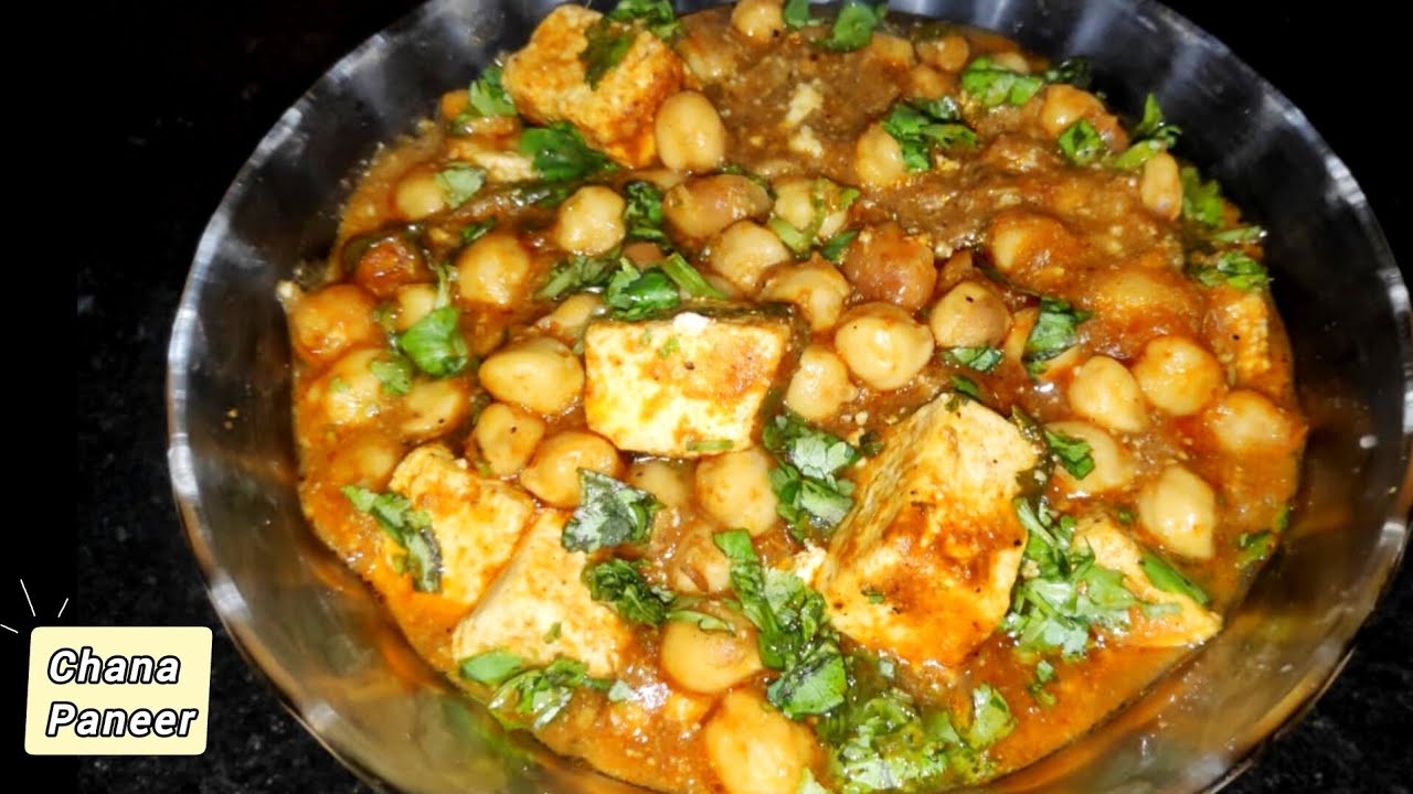 No onion Chana Paneer Masala–simple, tasty and satisfying #viral #food #viralvideo #youtube #recipe 