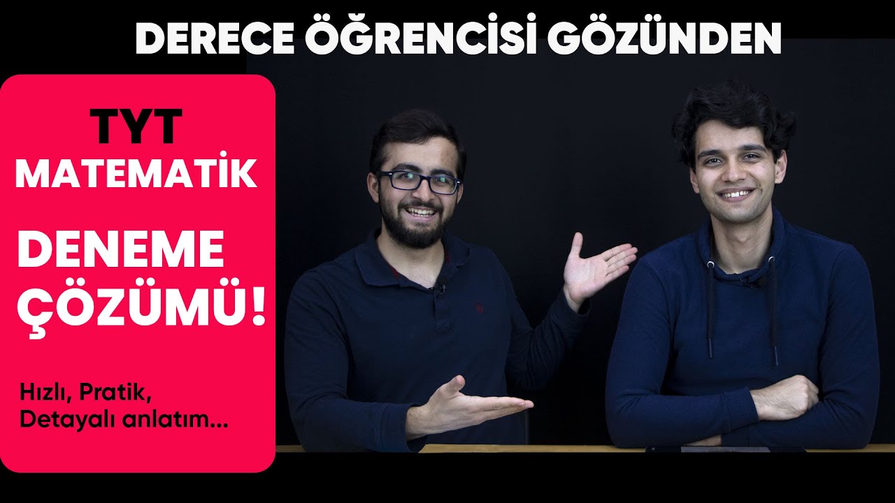 TYT MATEMATİK DENEME ÇÖZÜMÜ | DERECE GÖZÜNDEN PRATİK ÇÖZÜMLER (BİLGİ SARMAL)