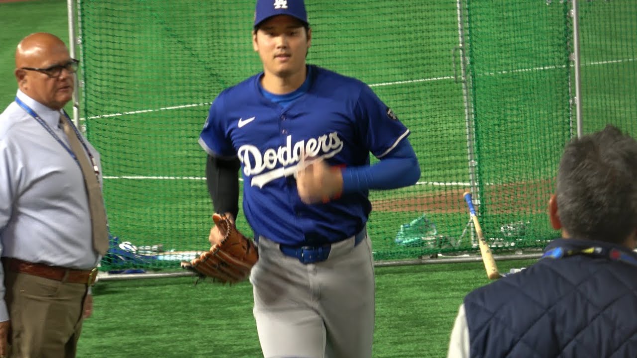目の前に大谷翔平＆ワトソンさん😍ドジャース大谷翔平登場に東京ドームMAXボルテージ☺️2025.3.18⚾️ドジャース対カブス東京シリーズ