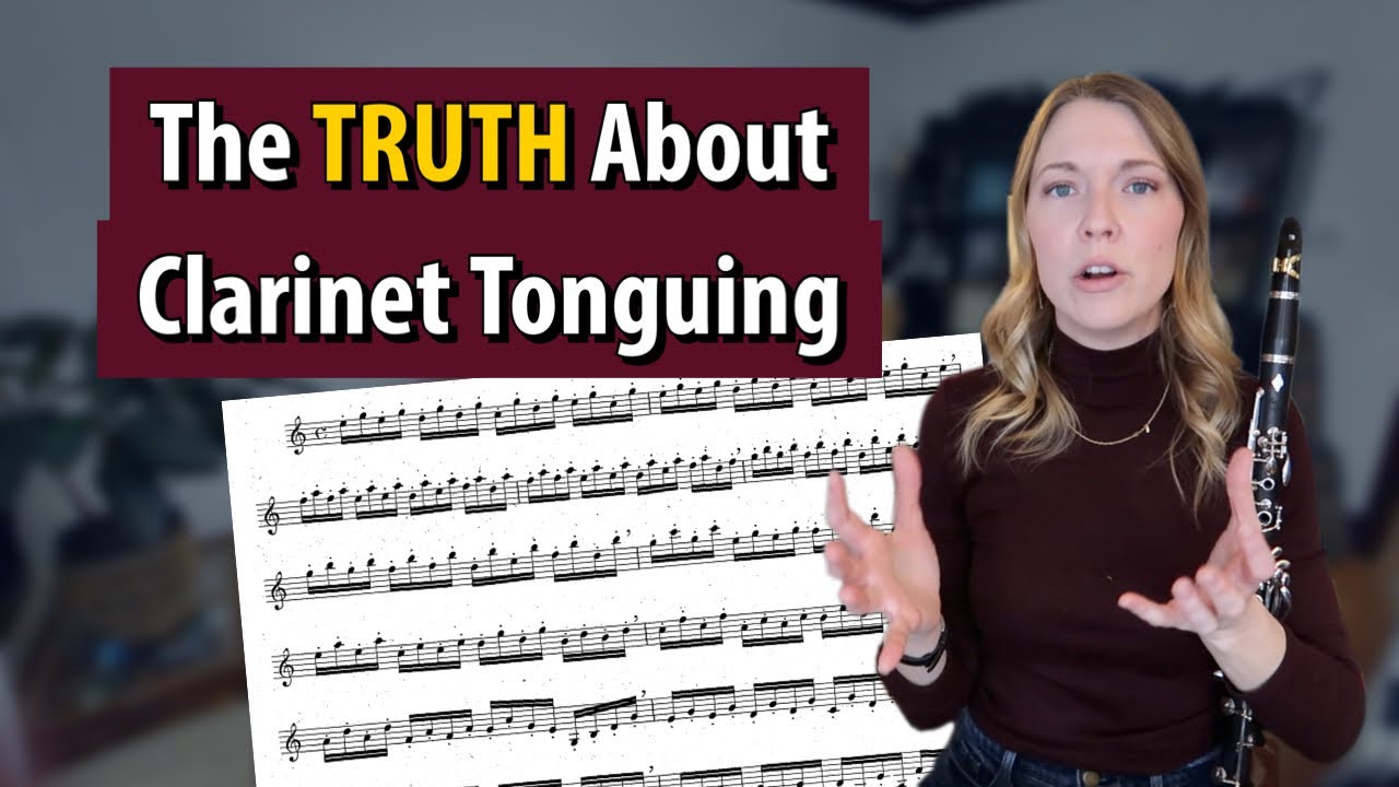 The Truth Behind Clarinet Tonguing | Clarinet Articulation and Etude