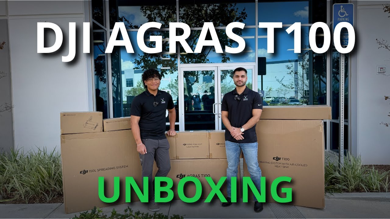 Распаковка DJI Agras T100