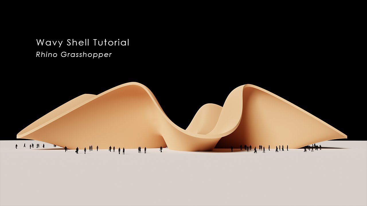 Wavy Shell Pavilion Rhino Grasshopper Tutorial