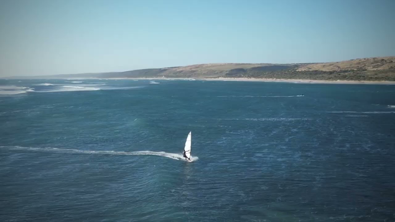 Windsurfing Coronation Beach 10 Oct. 2025
