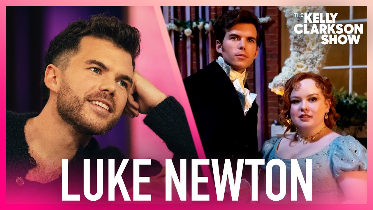 Luke Newton Talks 'Beautiful Moment' Filming Intimate 'Bridgerton' Scenes With Nicola Coughlan