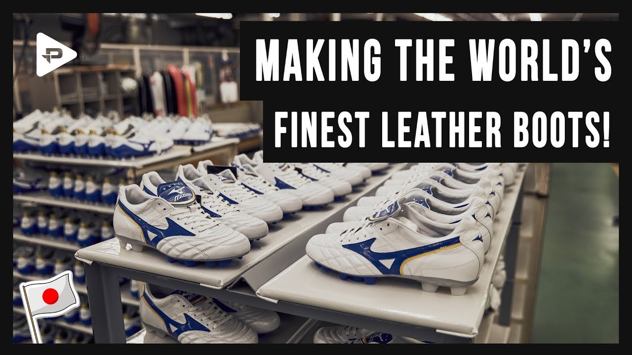 INSIDE MIZUNO'S BOOT FACTORY | Mizuno Japan Blue Collection