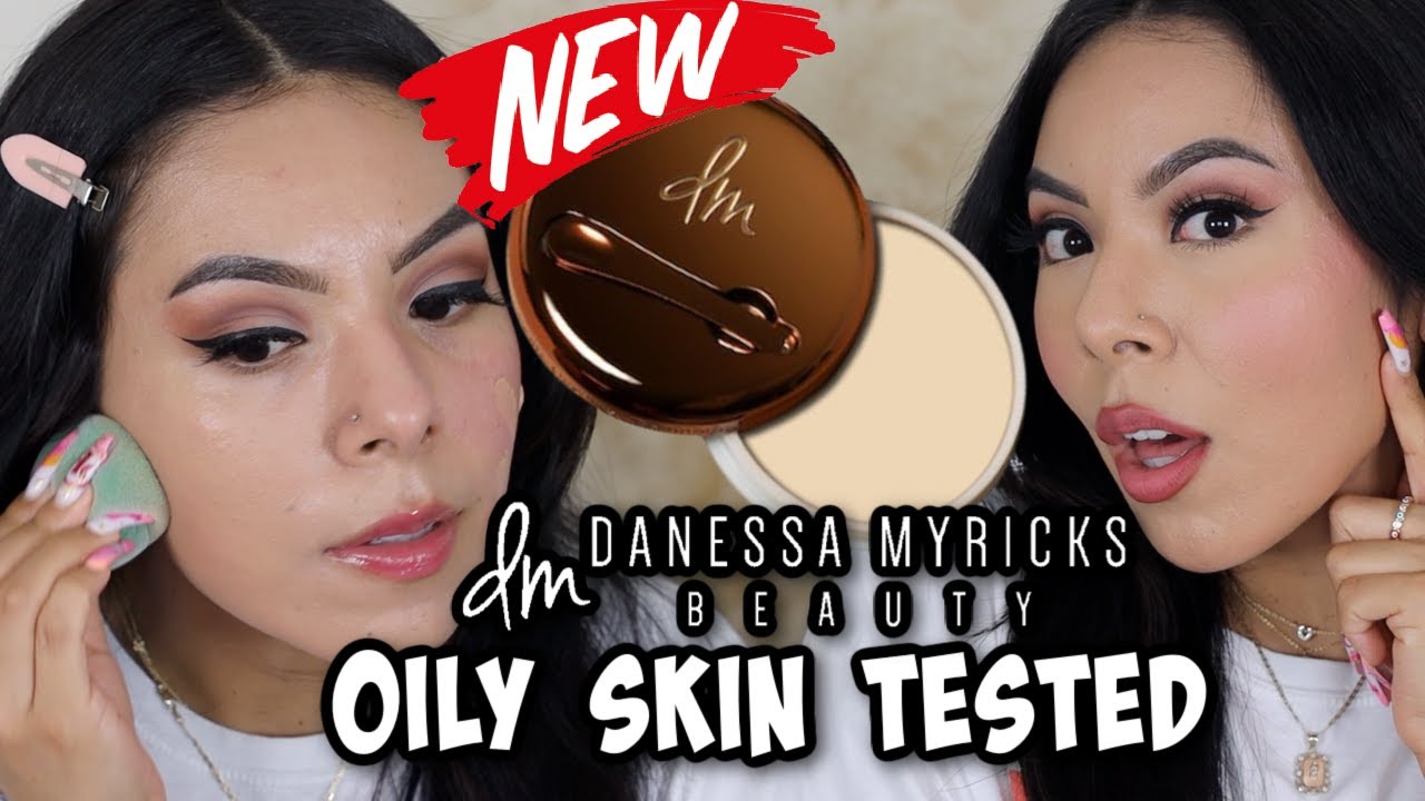 NEW🔥DANESSA MYRICKS YUMMY SKIN BLURRING POWDER BALM|| REVIEW & WEAR TEST ON OILY SKIN!