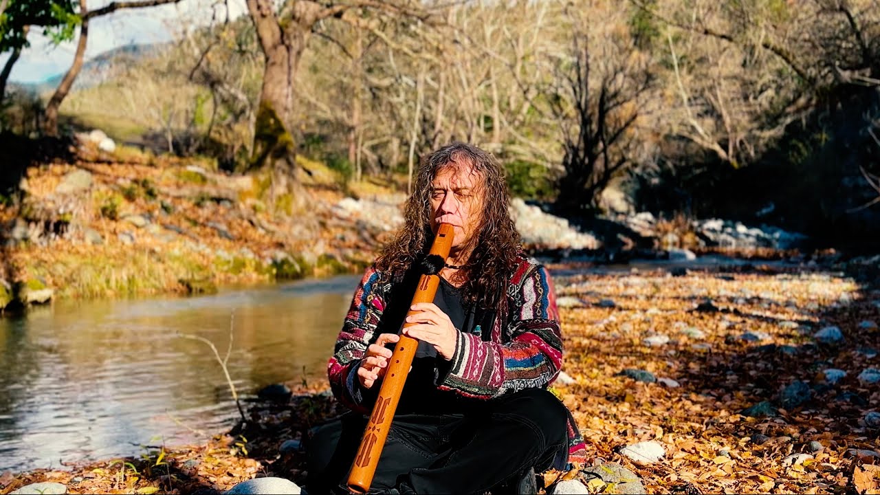 River Meditation - Native American Flute and river water sounds