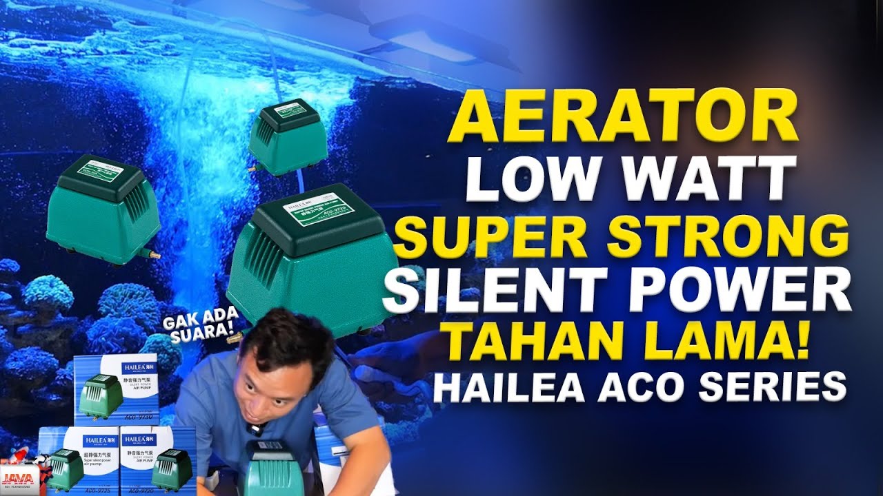 AERATOR KOLAM LOW WATT & GAK ADA SUARANYA! HAILEA ACO 9700