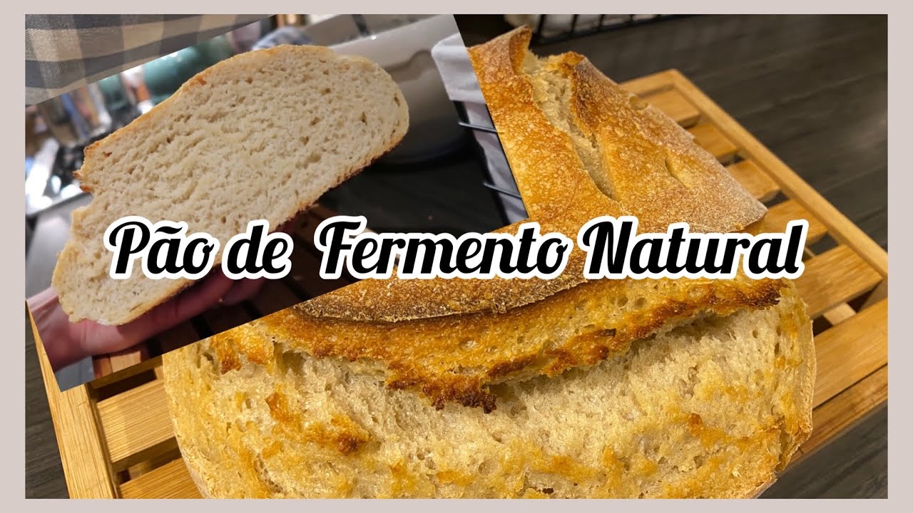P&atilde;o Caseiro com Fermento Natural /Sourdough  Bread #sourdoughbread #fermentonatural #p&atilde;o