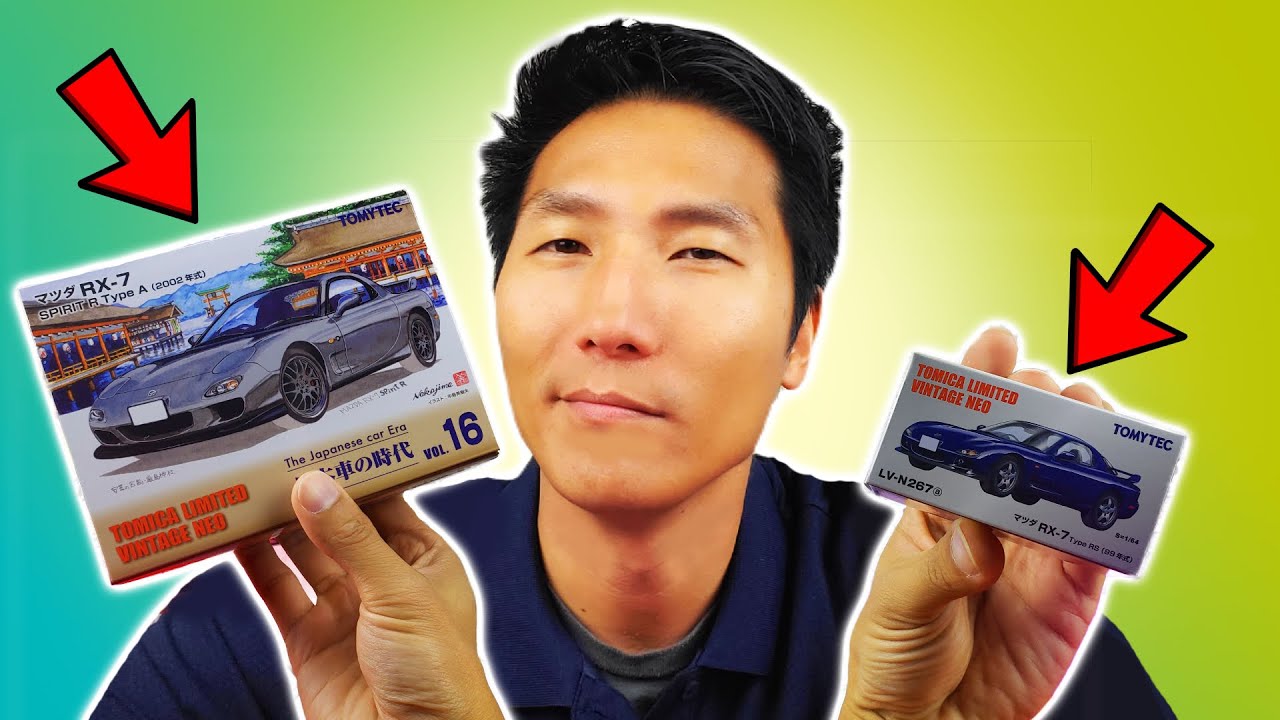TomyTec's AMAZING 1/64 Diecast Mazda RX7 Model Cars!