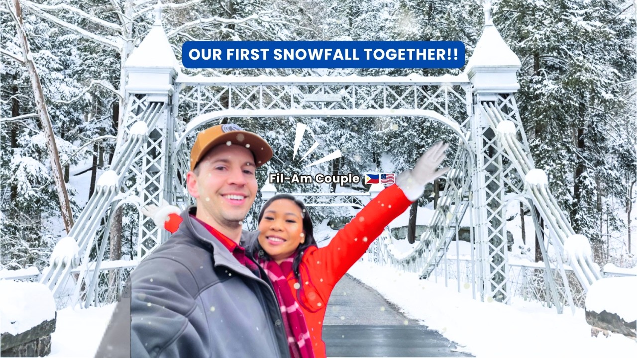 Our First Snowfall Together as a Couple ❄️ | Winter in the USA🇺🇸🇵🇭