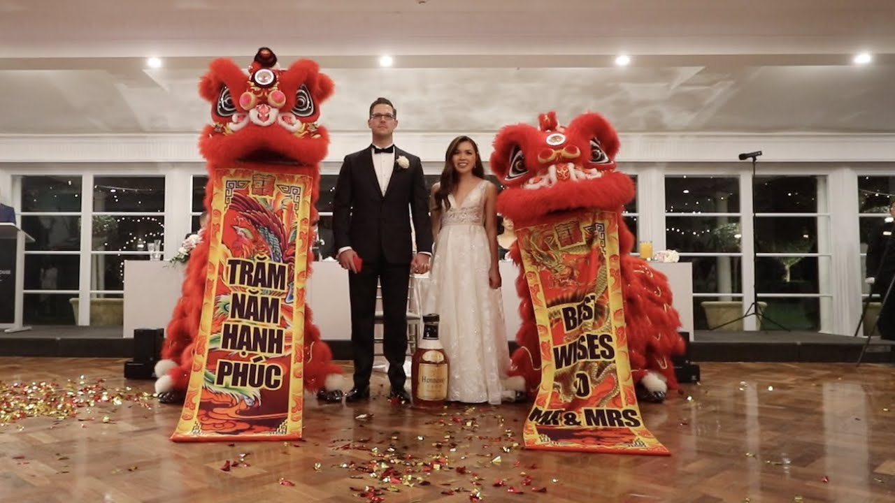 Natalie & Dominic Wedding Performance | Australia Jing Yee Lion Dance | 澳洲精義醒獅團