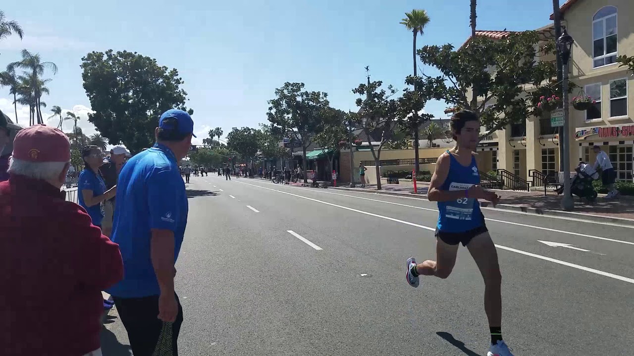 Carlsbad 5000 5K 2018 - Elite Men's Race - Start and Finish