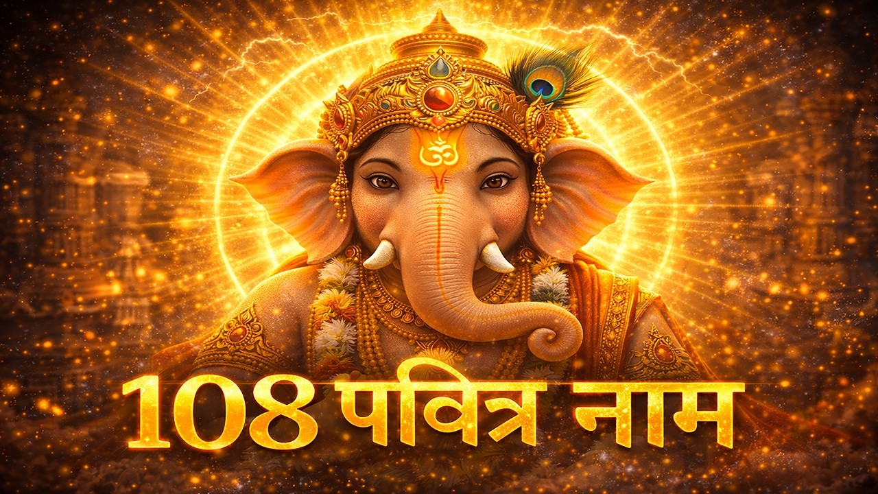 Shri Ganesh Ashtotram | 108 Ganeshji Naam | Powerful Mantra | #ganesh #ganeshchaturthi #bhajan