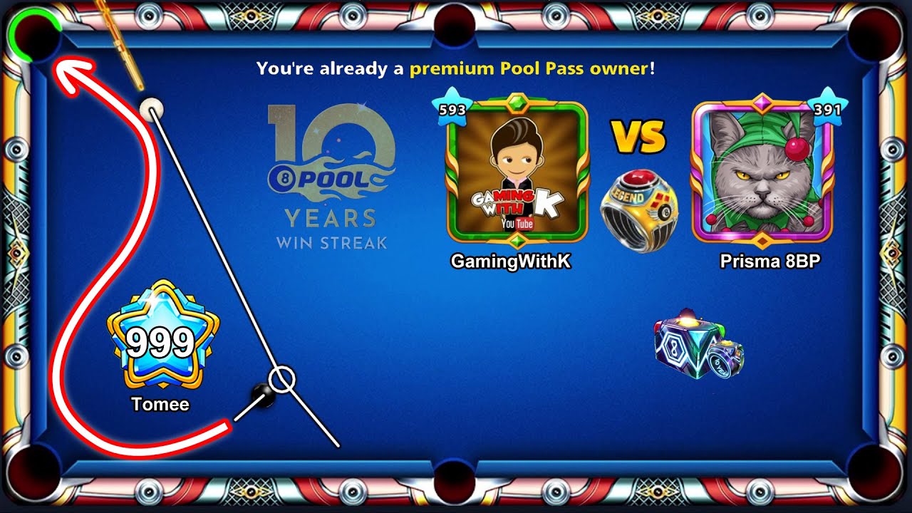 ME vs Prisma 8BP - Tomee Level 999 - 10 Years Winstreak + Havana Championship - Bismuth Cue Level 27