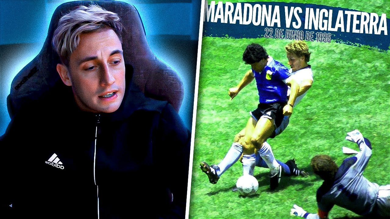 REACCION A MARADONA VS INGLATERRA