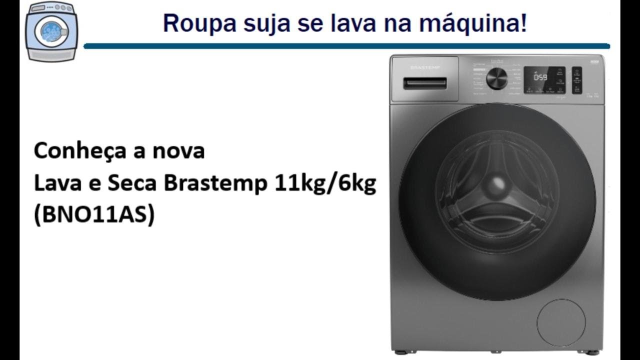 Conheça a nova Lava e Seca Brastemp 11kg/6kg (BNO11AS)