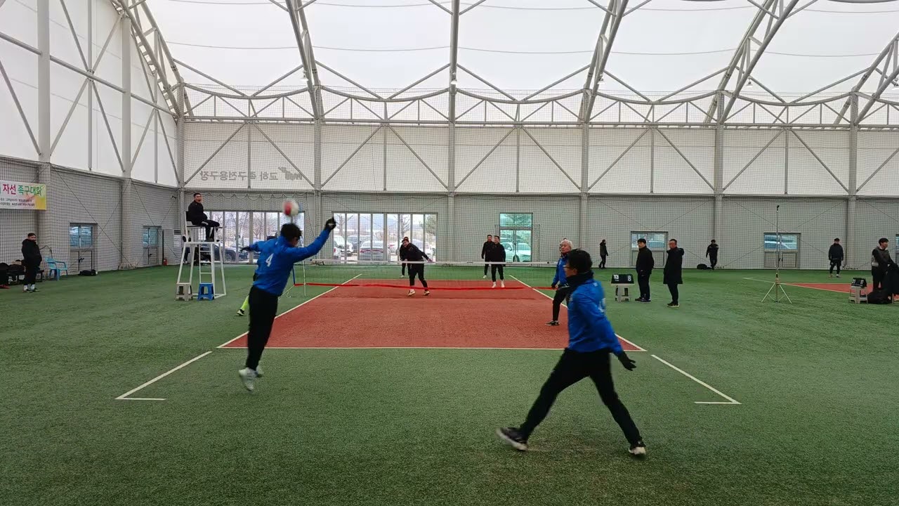 파주시 족구협회장배(1/18) 50대 고양SB 이상찬 : 운정퍼펙트 홍 조한규/김홍구 