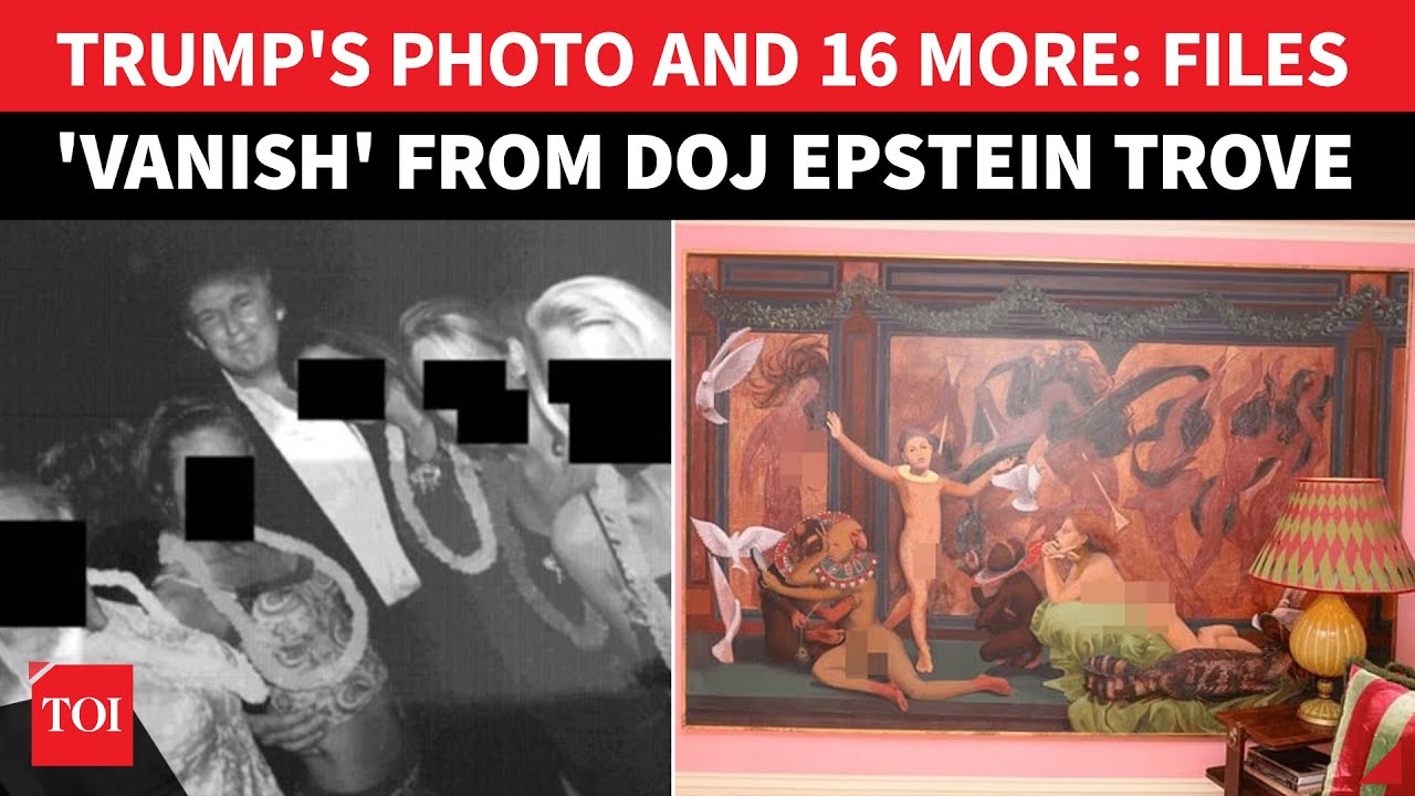 Trump's Photo With Women Among 16 Files 'DELETED' From DOJ Epstein Library Within Hours Of Release