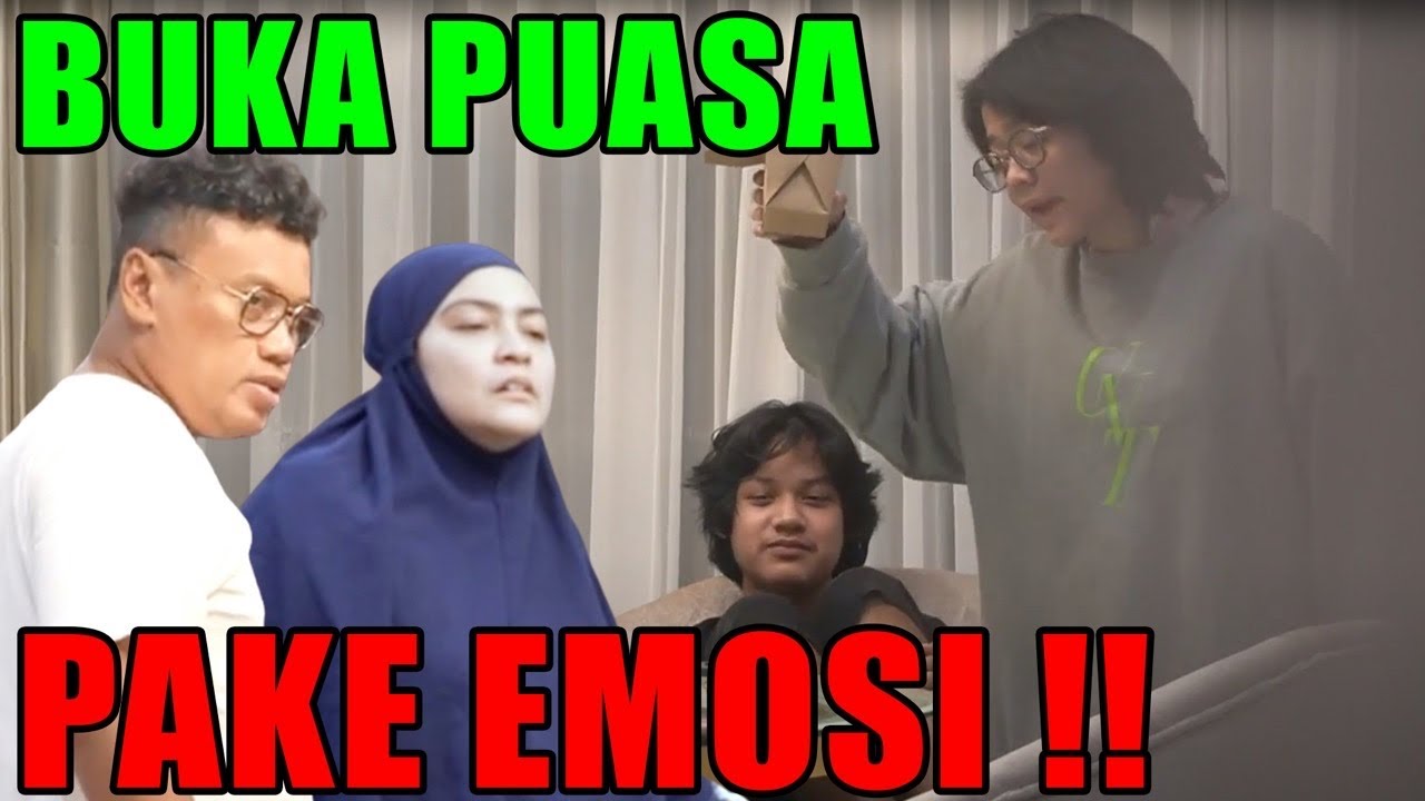 PRANK BUKA PUASA PAS MAGHRIB , KAK CINTA NGAMUK !