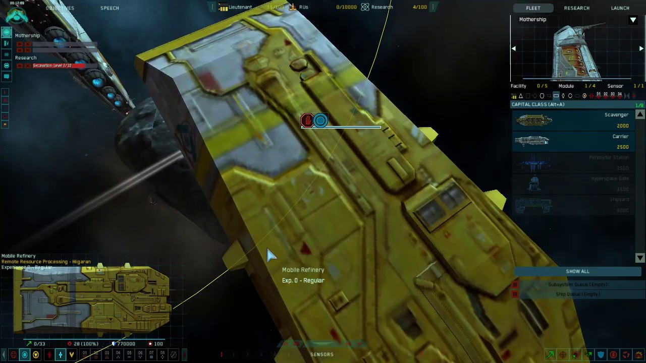 Homeworld 2 Remastered Complex 12.2 testing 1 vs 1 Extreme AI 