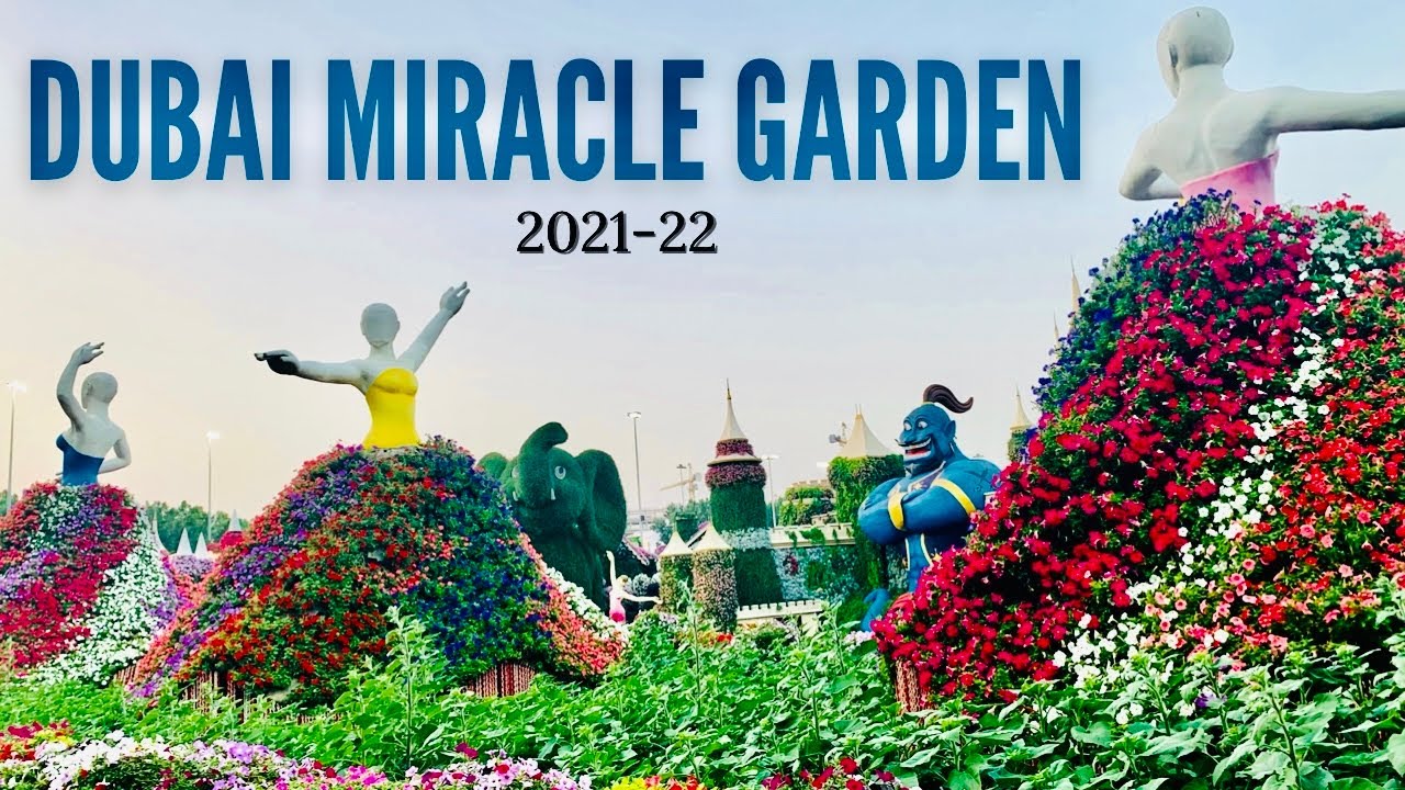 Dubai miracle garden | Dubai miracle garden 2021-22 | 10th season with new smurfs theme