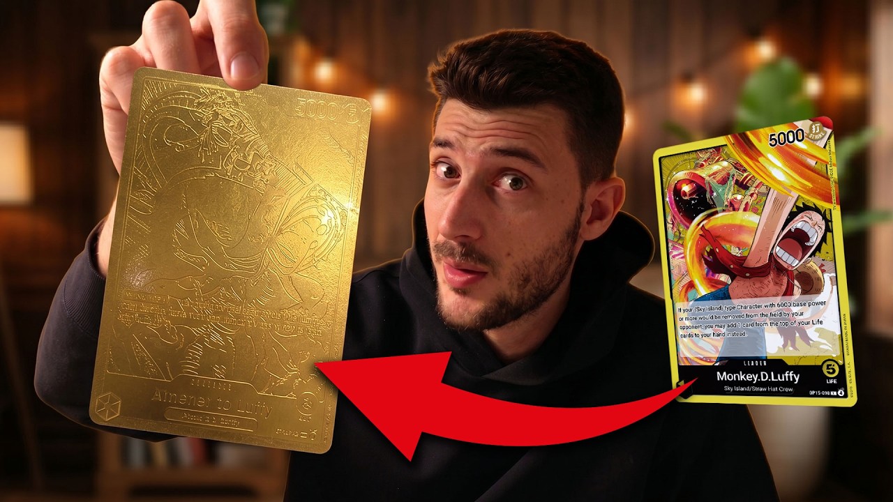 Gold One Piece cards: a teaser for OP17?