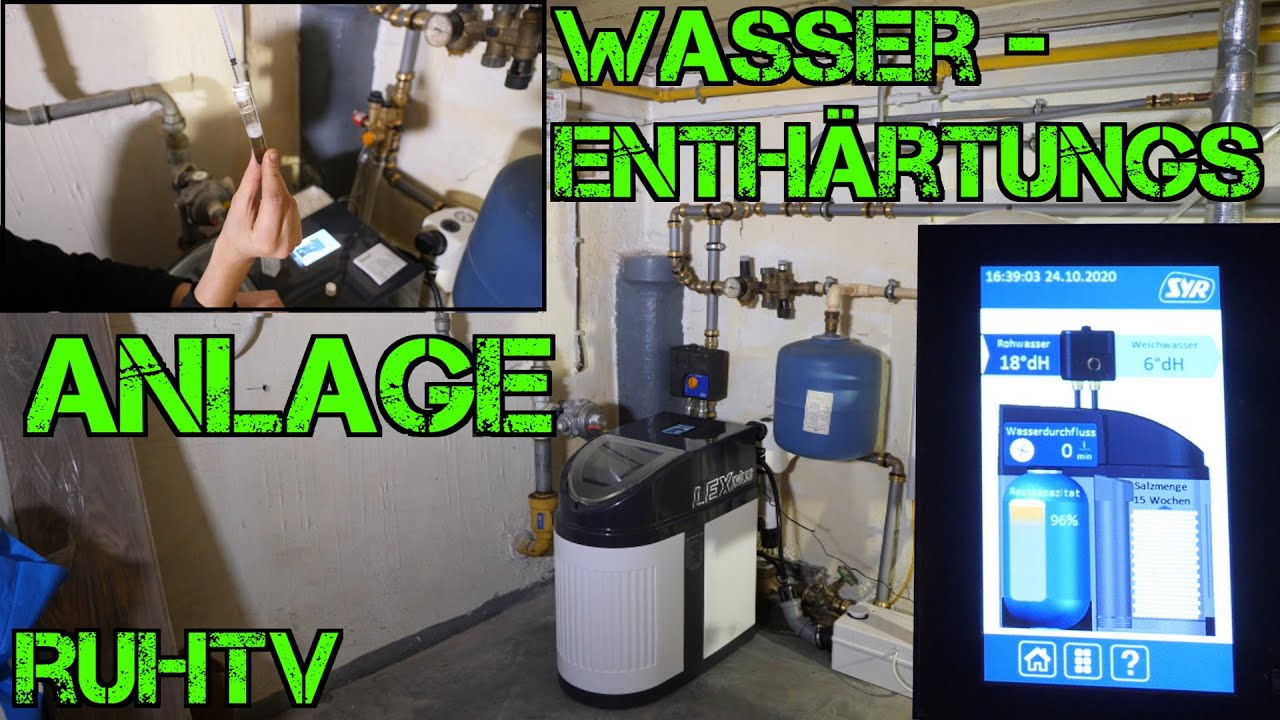 Schluss mit Verkalkung! SYR Enthärtungsanlage. Einbau von der Firma Hurtz