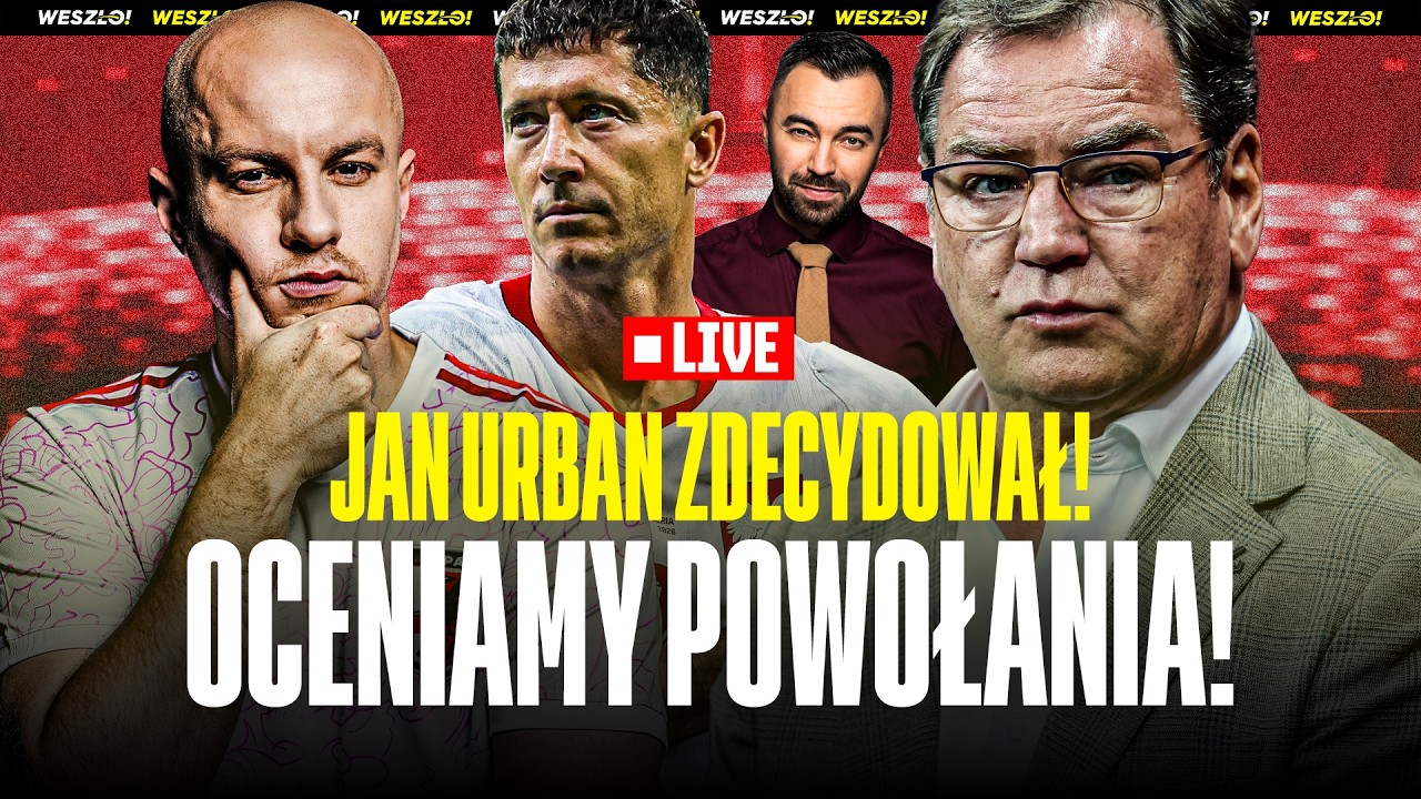 LIVE: URBAN WYBRAŁ! OCENIAMY POWOŁANIA NA MECZE LIGI NAROD&Oacute;W - BIAŁEK, DOMAGAŁA I PAWŁOWSKI