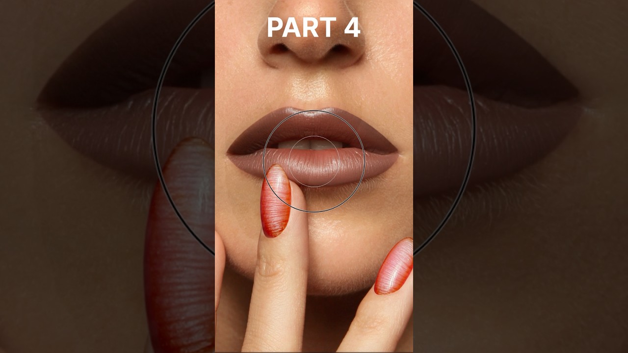 PART 4.  Retouch lips in Photoshop 