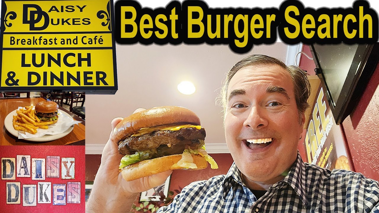 New Orleans Food Adventure: Best Burger Search at Daisy Dukes Restaurant Review Vlog