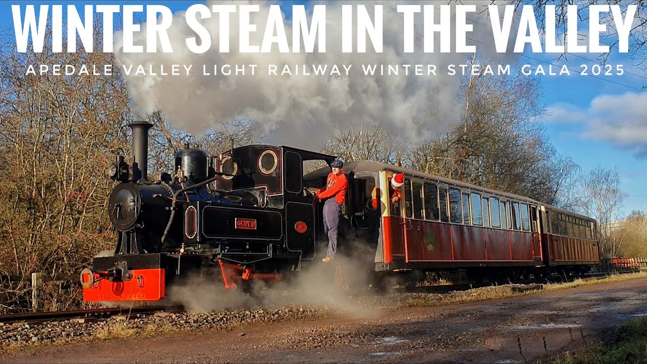 Зимний паровозный фестиваль в долине Апедейл-Вэлли (APEDALE VALLEY LIGHT RAILWAY) 27 декабря 2025...
