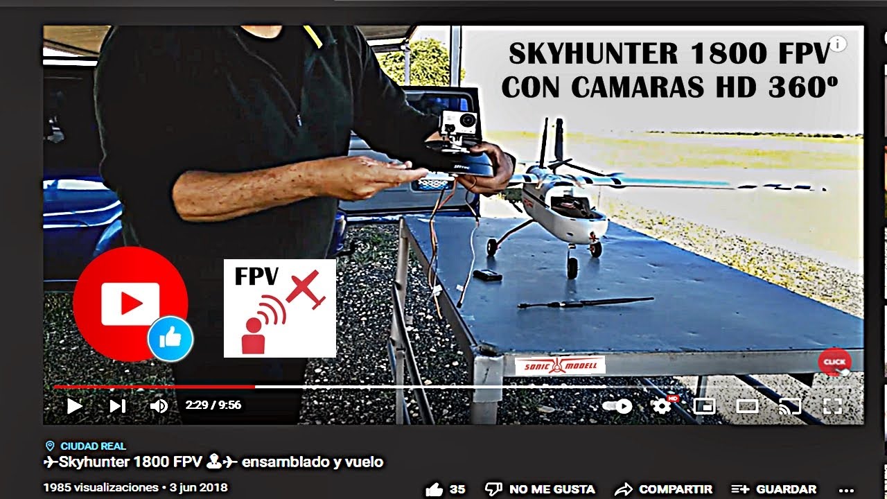 ✈️Skyhunter 1800 FPV 👨‍✈️ ensamblado y vuelo