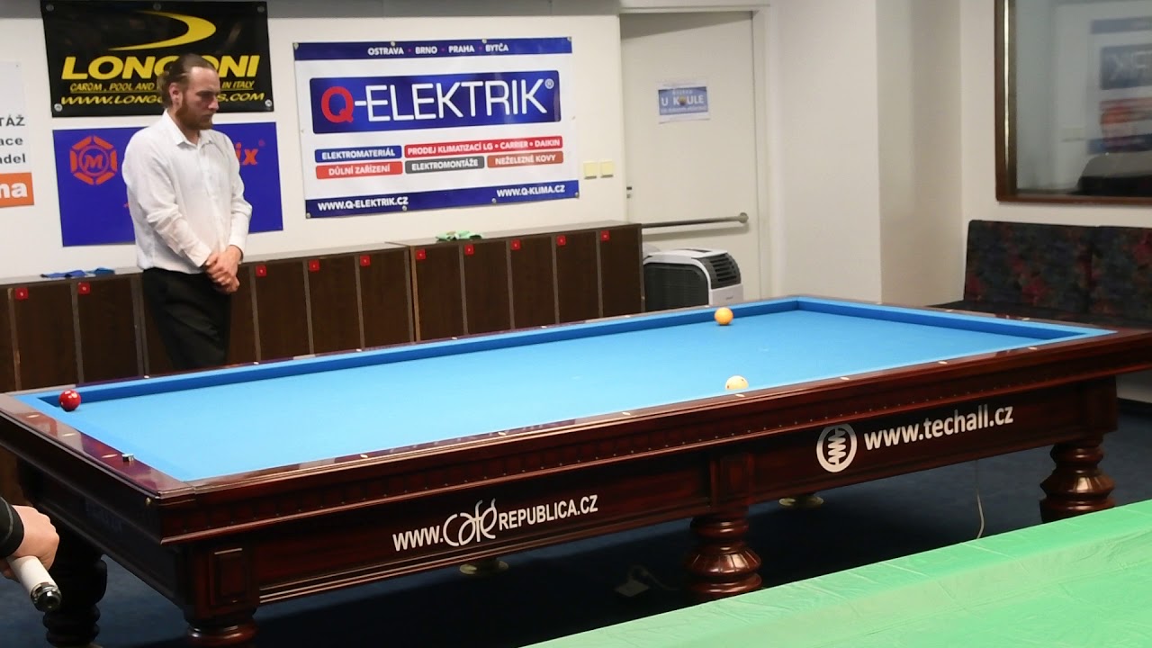 Jan Ale&scaron; shot #9 - Final CZ championships - 3-cushion