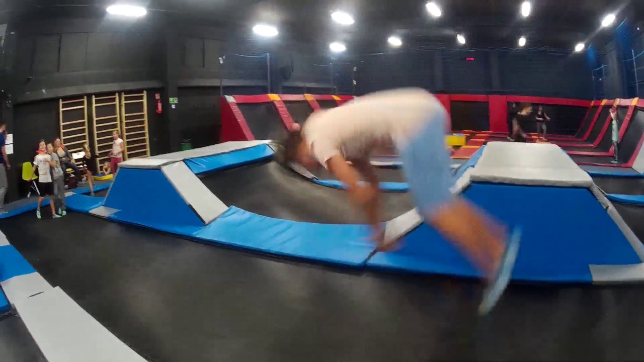 Skokoloco Park Trampolin Zielona Góra #NaukaSaltaWTył