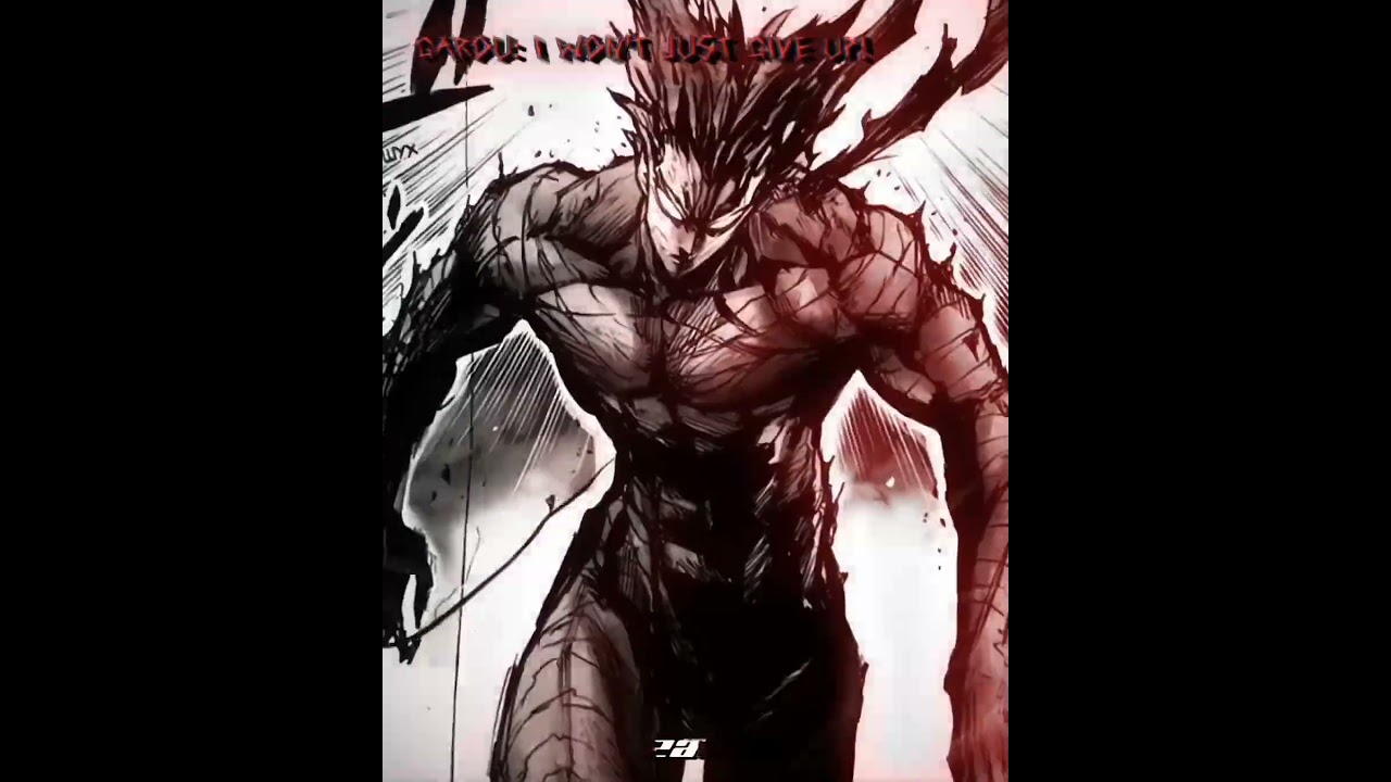 Garou strong🔥🗣️ #opm #garou #vs #darkshine #goat #legendary #animeedit #mangaedit #fypシ