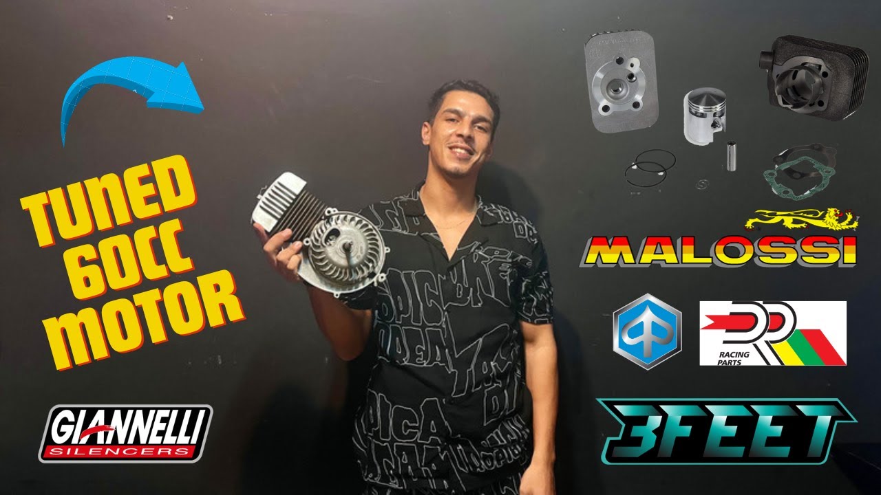 Vlog 58  | Preparation moteur 60cc | PIAGGIO SI CIAO BRAVO / Malossi 41.8mm CVF I |  part 2 |