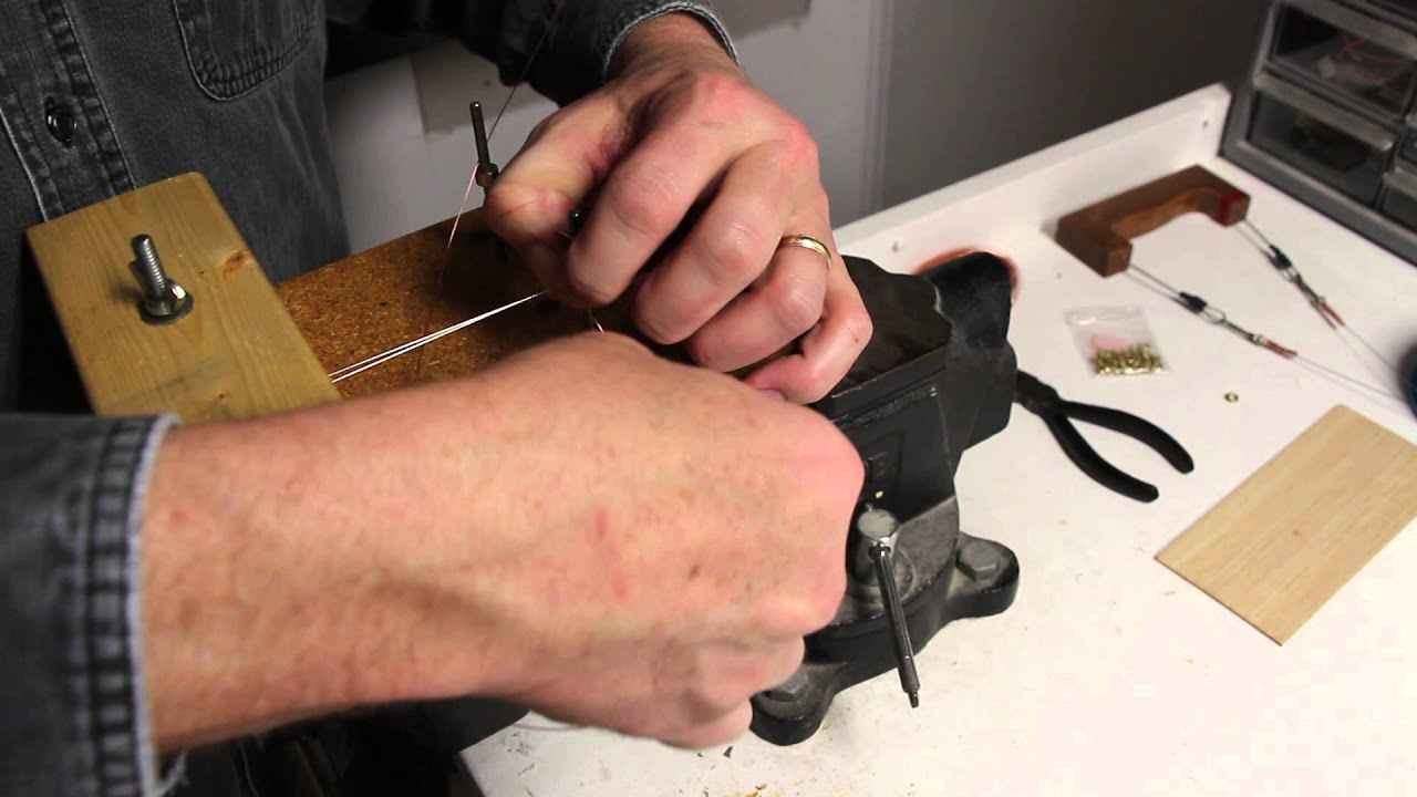 How to Wrap flying lines for Control Line models
