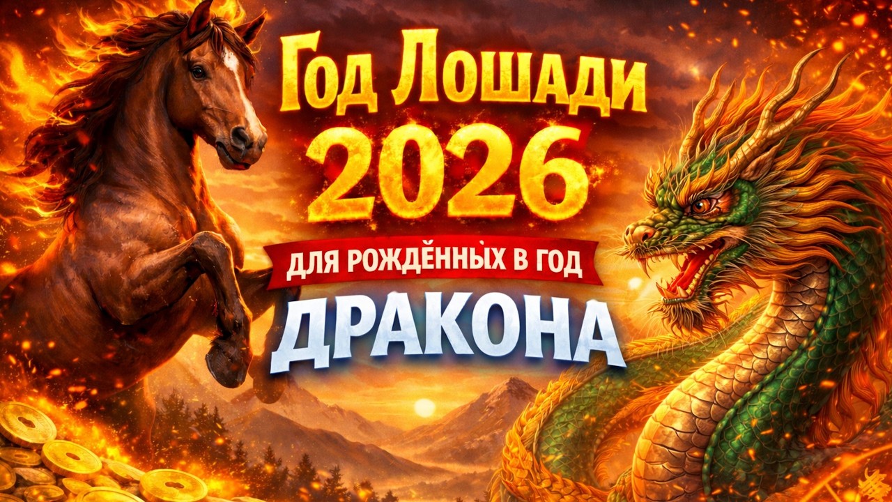 2026: Год Лошади для ДРАКОНА — деньги, любовь, работа