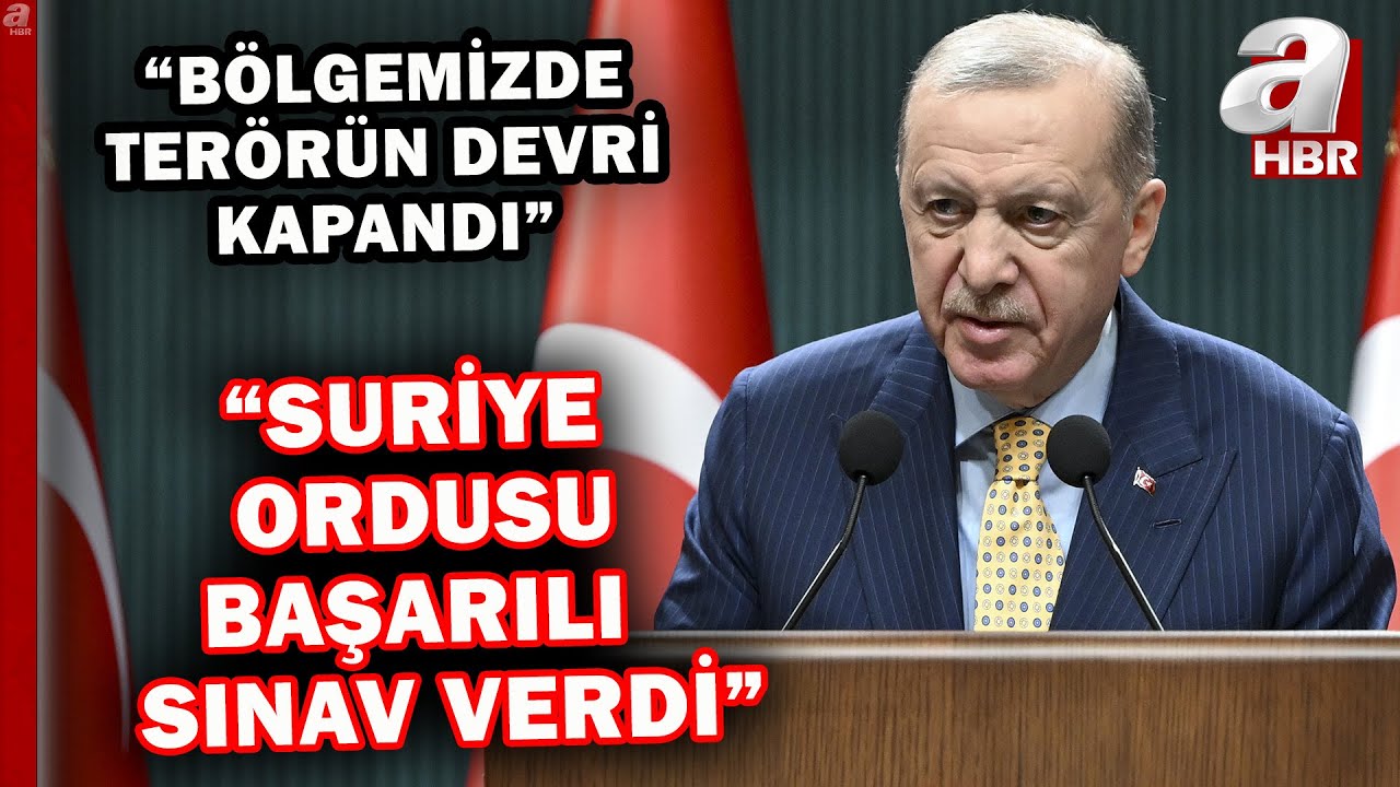 Kabine Toplantısı sona erdi! Başkan Erdoğan: Bizi bölmek isteyenlere inat kenetleneceğiz! | A Haber