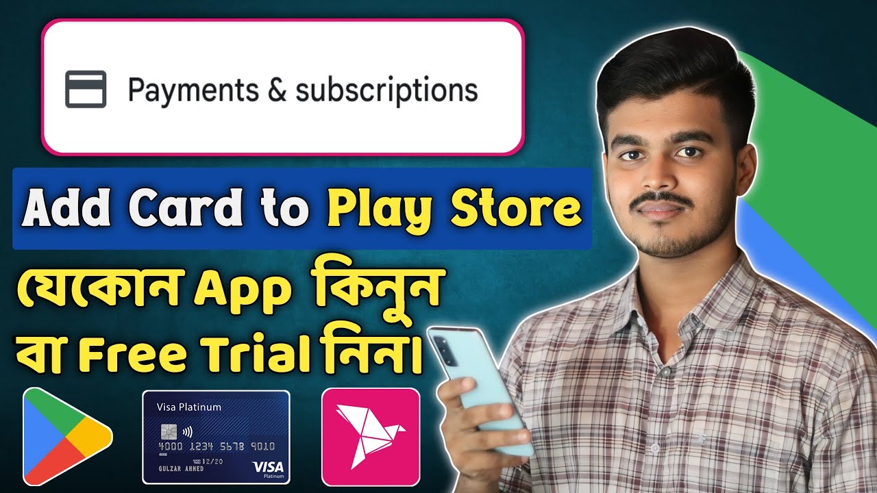 How to Add Debit Card to Play Store | Play Store Payment Method Bangladesh | Buy Apps  Play Store